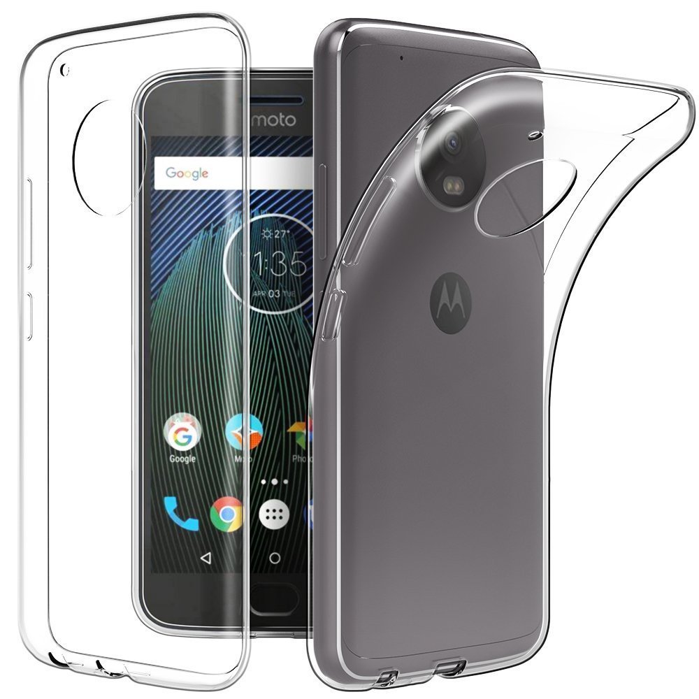 Motorola Moto G5 Ultra İnce Silikon Kılıf + Tempered Glass