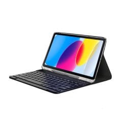 Microcase iPad Air 5. Nesil 10.9 inch Bluetooth Klavyeli Kalem Koymalı Standlı Kılıf - BKK8