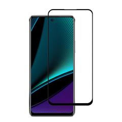 Microcase Infinix Note 11S Tam Kaplayan Çerçeveli Cam Koruma - Siyah