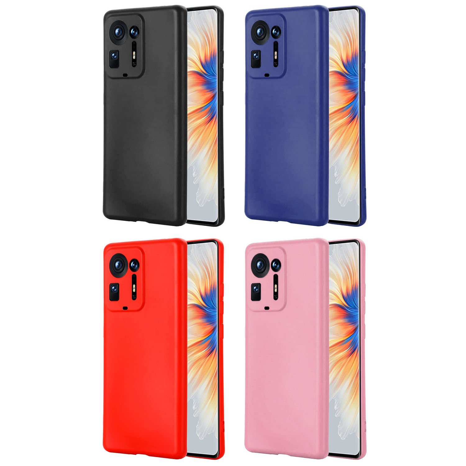 Microcase Xiaomi Mix 4 CamPRO Serisi Kamera Korumalı Silikon Kılıf - AL3427