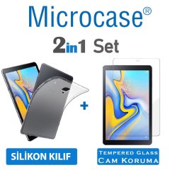 Samsung Galaxy Tab A 10.5 T590 T595 Tablet Silikon Kılıf + CAM