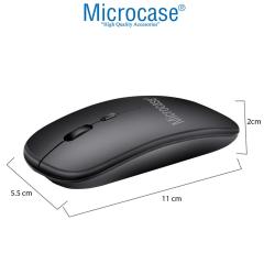 Microcase iPad Pro 11 M2 2022 Bluetooth Touchpad Klavye+Mouse+Kılıf -BKK7