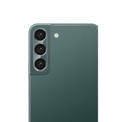 Microcase Samsung Galaxy Plus S23 3D Kamera Lens Koruma Halkası - Kapalı Tasarım Şeffaf AL3562