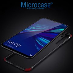 Microcase Realme 5 Pro Elektrocase Serisi Kamera Korumalı Silikon TPU Kılıf - Siyah