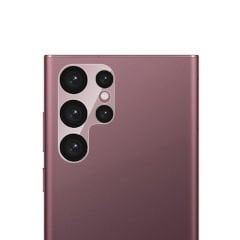 Microcase Samsung Galaxy S23 Ultra 3D Kamera Lens Koruma Halkası - Kapalı Tasarım Şeffaf AL3562
