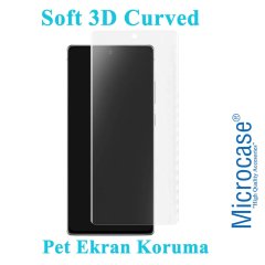 Microcase Samsung Galaxy Note 20 Full Ekran Koruma Curved 3D Pet Film