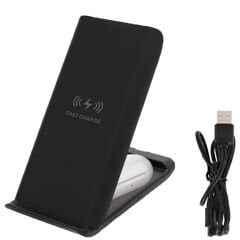 Microcase Samsung-iPhone-Airpods ile uyumlu 15W 2in1 Kablosuz Hızlı Şarj Standı - AL3755