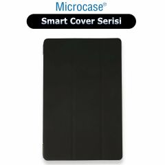 Microcase Huawei MatePad SE 10.4 Smart Cover Serisi Standlı Deri Kılıf-Siyah AL4131