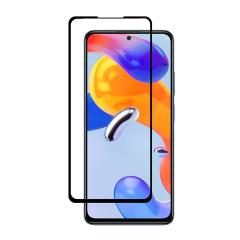 Microcase Xiaomi Redmi Note 11 Pro Global 2022 Tam Kaplayan Cam Koruma - Siyah