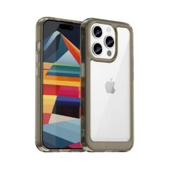 Microcase Iphone 15 ProMax Shield Serisi Darbeye Dayanıklı Yarı Esnek Plastik TPU Kılıf - AL8100