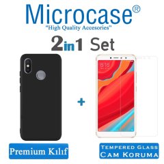 Microcase Xiaomi Redmi S2 Premium Matte Silikon Kılıf + CAM Korum