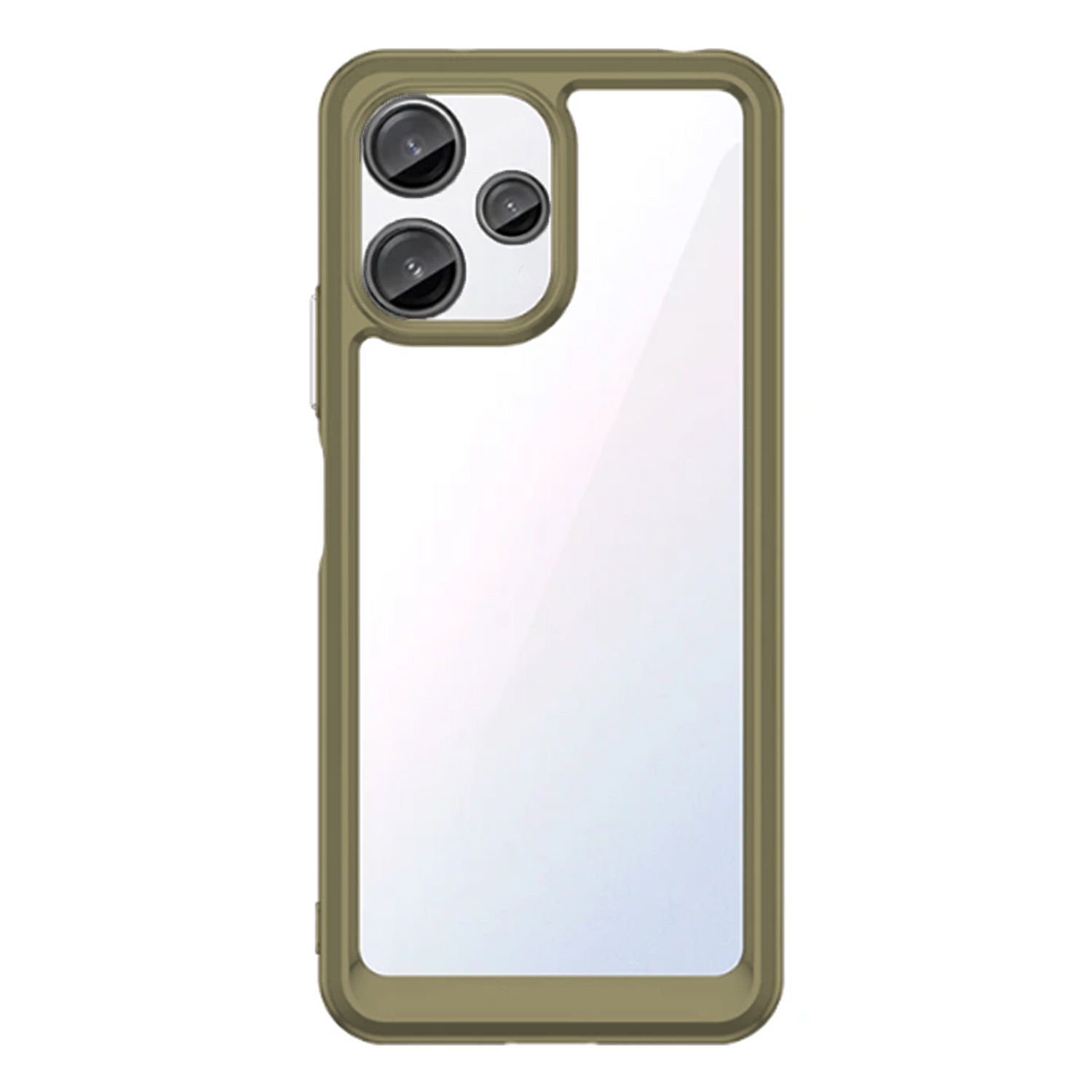 Microcase Xiaomi Poco M6 Pro 5G-Redmi 12 5G Shield Serisi Darbeye Dayanıklı Yarı Esnek Plastik TPU Kılıf - AL8100
