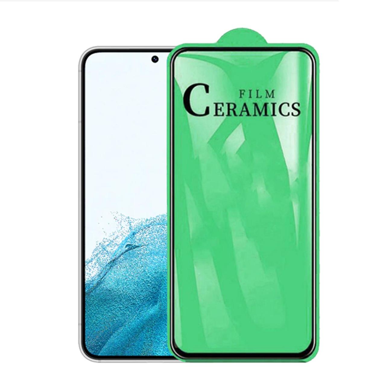 Microcase Samsung Galaxy S22 Plus 5G Ceramic Nano Tam Kaplayan Ekran Koruma - Siyah