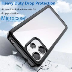 Microcase Xiaomi Poco M6 Pro 5G-Redmi 12 5G Shield Serisi Darbeye Dayanıklı Yarı Esnek Plastik TPU Kılıf - AL8100