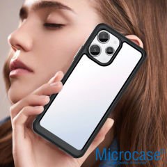Microcase Xiaomi Poco M6 Pro 5G-Redmi 12 5G Shield Serisi Darbeye Dayanıklı Yarı Esnek Plastik TPU Kılıf - AL8100