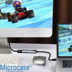 Microcase 2in1 USB / Type-C to HDMI Video Capture Video Kayıt Ekran Aktarma - AL3914