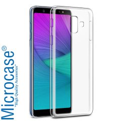 Microcase Samsung Galaxy J6 İnce Silikon Kılıf + Ekran Koruma