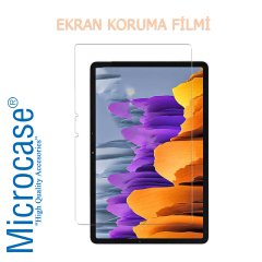 Microcase Samsung Galaxy Tab S7 T870 Siyah Silikon Kılıf + Ekran Koruma Filmi