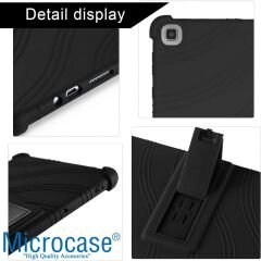 Microcase Honor Pad X8 Lite 9.7 inch Tablet için Standlı Silikon Kılıf - AL3309