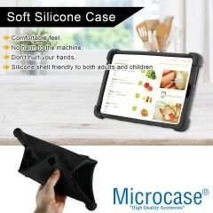 Microcase Honor Pad X8 Lite 9.7 inch Tablet için Standlı Silikon Kılıf - AL3309