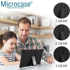 Microcase Honor Pad X8 Lite 9.7 inch Tablet için Standlı Silikon Kılıf - AL3309