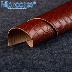 Microcase Xiaomi Mi 11 Ultra Kamera Korumalı Hakiki Yılan Derisi Kaplama Plastik Kılıf - AL8122