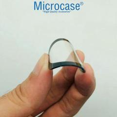 Microcase Amazfit GTR 3 Pro Tam Kaplayan Kavisli Ekran Koruyucu 3D Pet Film - Siyah