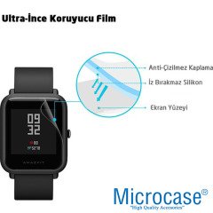 Microcase Xiaomi Amazfit Bip Lite Watch Nano Esnek Ekran Koruma Filmi