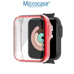 Microcase Xiaomi Mi Watch Lite Önü Kapalı Tasarım Silikon Kılıf (SEÇENEKLİ)