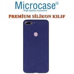 Microcase Huawei Y7 2018 Premium Matte Silikon Kılıf + Cam Koruma