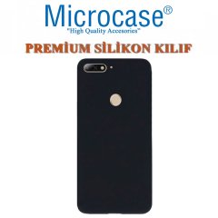 Microcase Huawei Y7 2018 Premium Matte Silikon Kılıf + Cam Koruma