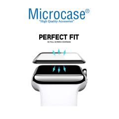 Microcase Oppo Watch Free Tam Kaplayan Kavisli Ekran Koruyucu 3D Pet Film - Siyah