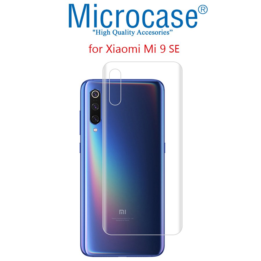 Microcase Xiaomi Mi 9 SE Full Arka Kaplama Koruma Filmi