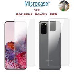 Microcase Samsung Galaxy S20 Full Ön Arka Kaplama TPU Soft Koruma Filmi