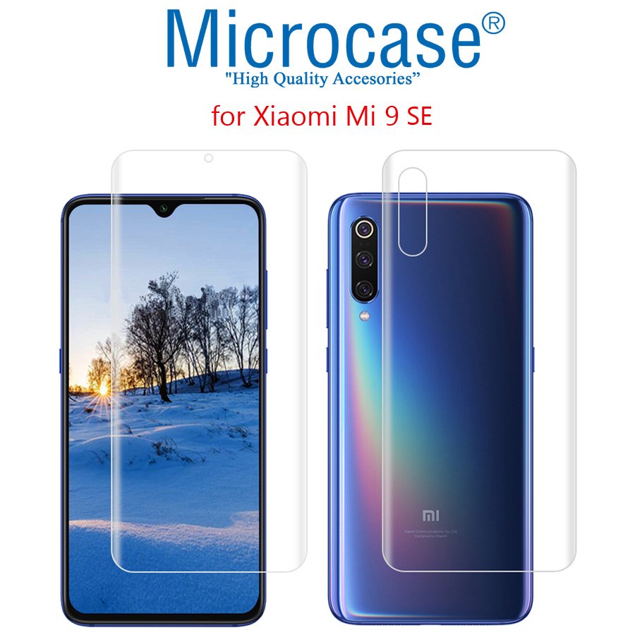Microcase Xiaomi Mi 9 SE Full Ön Arka Kaplama Koruma Filmi