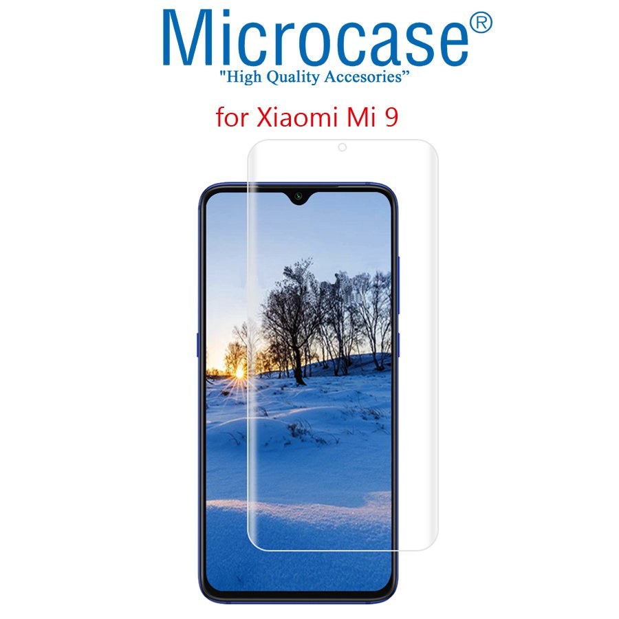 Microcase Xiaomi Mi 9 Full Ön Kaplama Koruma Filmi