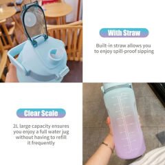 Microcase Motivasyonel Su Matarası Suluk 2 Litre-AL3725