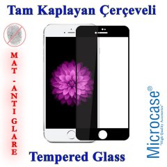 Microcase iPhone 8 Tam Kaplayan Çerçeveli Tempered Ekran Koruyucu - MAT