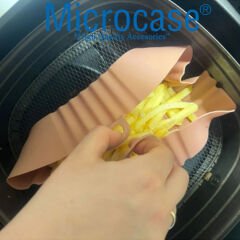 Microcase Isıya Dayanıklı Yıkanabilir Aırfrayer Kare Model Silikon Pişirme Matı-AL3720