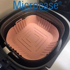 Microcase Isıya Dayanıklı Yıkanabilir Aırfrayer Kare Model Silikon Pişirme Matı-AL3720