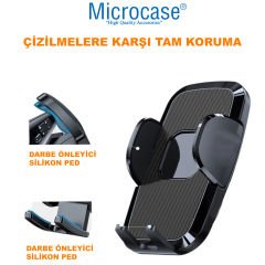 Microcase Izgaralıktan Vantuzlu Araç İçi 360 Derece Döner Telefon Tutucu - AL4224