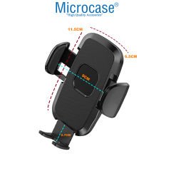 Microcase Izgaralıktan Vantuzlu Araç İçi 360 Derece Döner Telefon Tutucu - AL4224