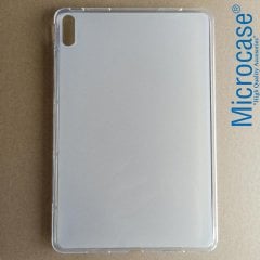 Microcase Huawei MatePad 10.4 inch Şeffaf Silikon Kılıf+Tempered Glass Cam Koruma