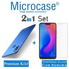 Microcase Xiaomi Mi A2 Lite Premium Matte Silikon Kılıf + CAM