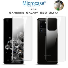 Microcase Samsung Galaxy S20 Ultra Full Ön Arka Kaplama TPU Soft Koruma Filmi