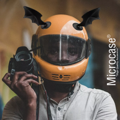 Microcase Motosiklet Kask Vb Eşyalar için Sevimli İlginç DIY Yapışkanlı Karakter ve Parçalar Kanat Seti - AL5010