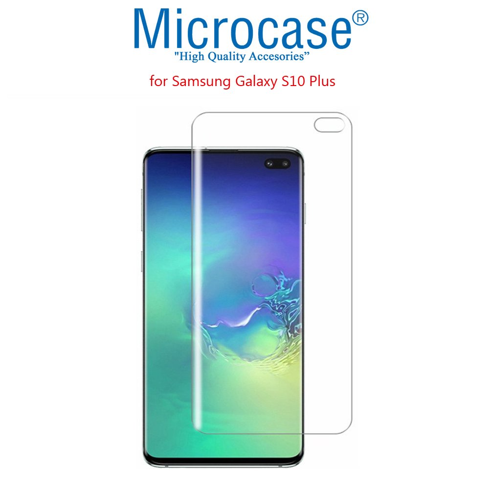 Microcase Samsung Galaxy S10 Plus Full Ön Kaplama Koruma Filmi