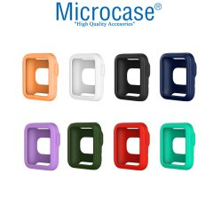 Microcase Xiaomi Mi Watch Lite Önü Açık Tasarım Silikon Kılıf (SEÇENEKLİ)