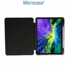 Microcase Xiaomi Redmi Pad 10.61 Angle Serisi Standlı Deri Kılıf-Siyah AL4132