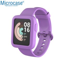 Microcase Xiaomi Mi Watch Lite Önü Açık Tasarım Silikon Kılıf (SEÇENEKLİ)